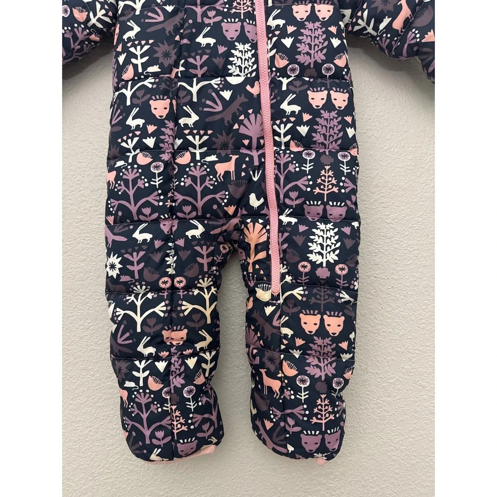 Columbia Fleece Lined Bunting Snow Winter Suit Pink Size 18-24 Months